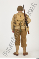  U.S.Army uniform World War II. ver.2 army poses with gun soldier standing whole body 0005.jpg